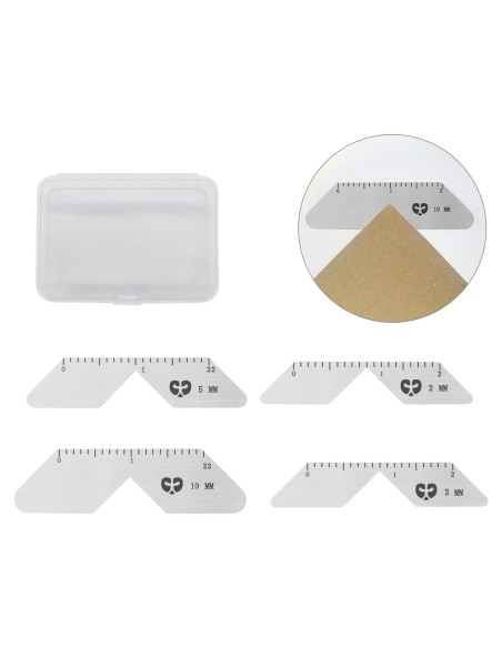 Kit de Encuadernación Sthmeyue con Herramienta de Inglete 4 Tamaños