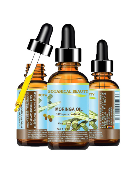 Aceite de Moringa 100% Puro Botanical Beauty 30 ml Hidratante