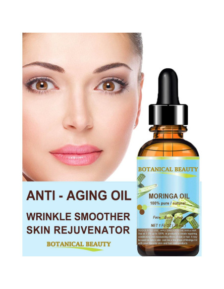Aceite de Moringa 100% Puro Botanical Beauty 30 ml Hidratante