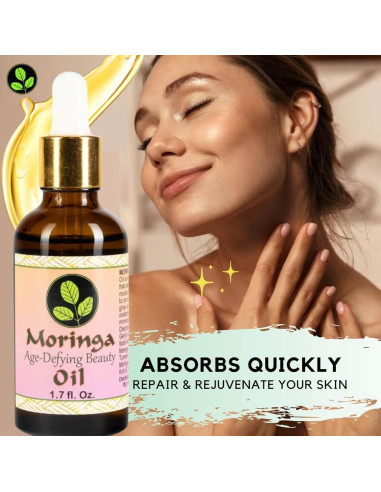 Aceite de Belleza Antienvejecimiento Moringa Energy Life 50 ml