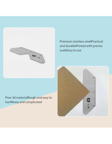 Kit de Encuadernación Sthmeyue con Herramienta de Inglete 4 Tamaños