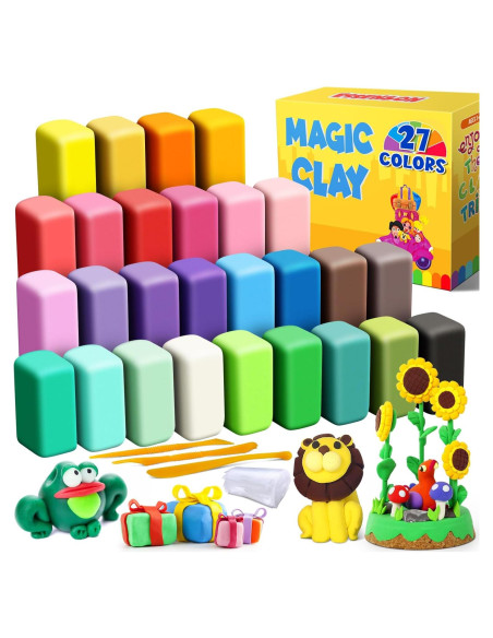 Arcilla Secada al Aire ESSENSON 27 Colores para Niños