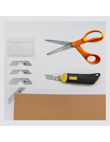 Kit de Encuadernación Sthmeyue con Herramienta de Inglete 4 Tamaños