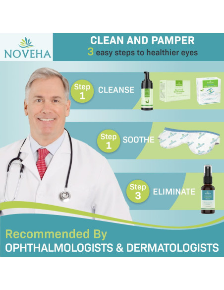 Limpiador Espumoso NOVEHA de Árbol de Té 95.5g - Cuidado Ocular
