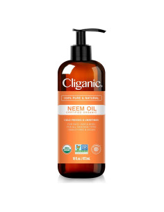 Aceite de Neem Orgánico Cliganic 473ml - 100% Puro y Natural