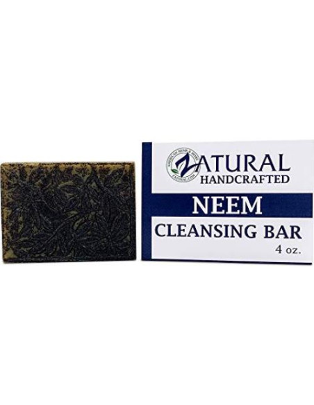 Jabón Limpiador Zatural Neem 113g - Piel Sensible - Alivia Irritación