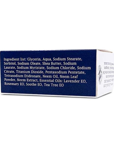 Jabón Limpiador Zatural Neem 113g - Piel Sensible - Alivia Irritación