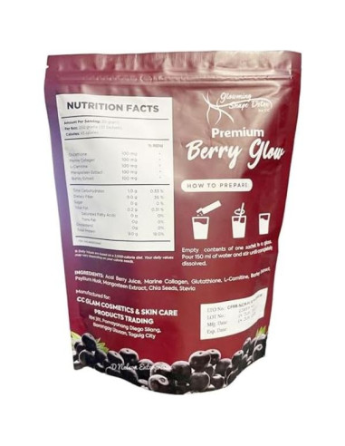 Bebida en Polvo Acai Berry y Chocolate Cris Cosmetics 450g