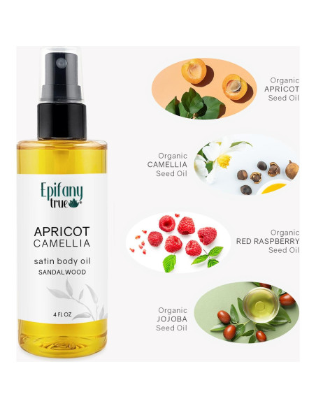 Aceite Corporal Epifany True Albaricoque y Camelia 118ml - Hidratante