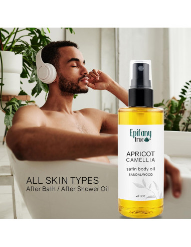 Aceite Corporal Epifany True Albaricoque y Camelia 118ml - Hidratante