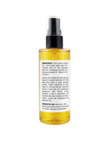 Aceite Corporal Epifany True Albaricoque y Camelia 118ml - Hidratante