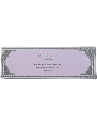 Crema de Manos y Cuerpo K. Hall Peonía 100 ml Hidratante