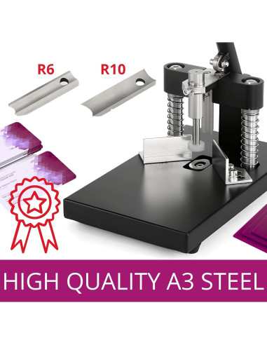 Cortador de Esquinas Redondeadas Chambridge 6mm 10mm Negro