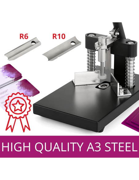 Cortador de Esquinas Redondeadas Chambridge 6mm 10mm Negro