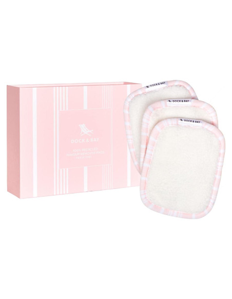 Almohadillas de Maquillaje Reutilizables Dock & Bay - Ultra Suaves - 3 Piezas