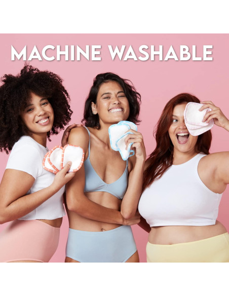 Almohadillas de Maquillaje Reutilizables Dock & Bay - Ultra Suaves - 3 Piezas