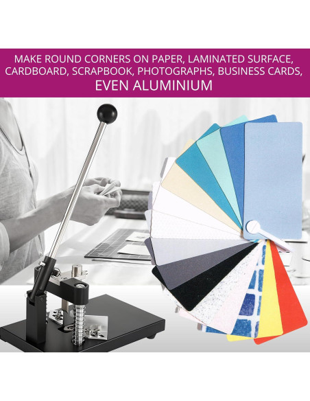 Cortador de Esquinas Redondeadas Chambridge 6mm 10mm Negro