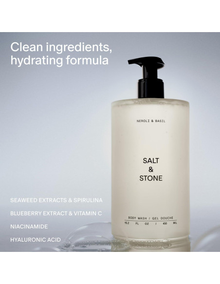 Jabón Corporal Salt & Stone 946 ml - Hidratación Profunda Unisex