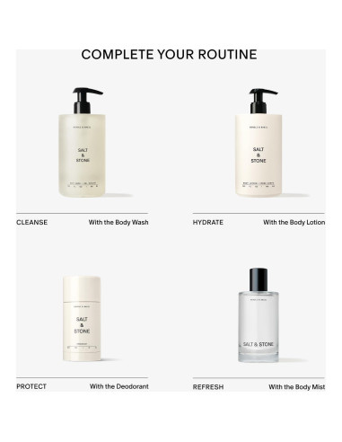 Jabón Corporal Salt & Stone 946 ml - Hidratación Profunda Unisex