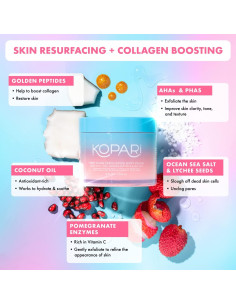 Exfoliante Corporal Natural Kopari AHA Vegano 226g Niebla Rosa 2