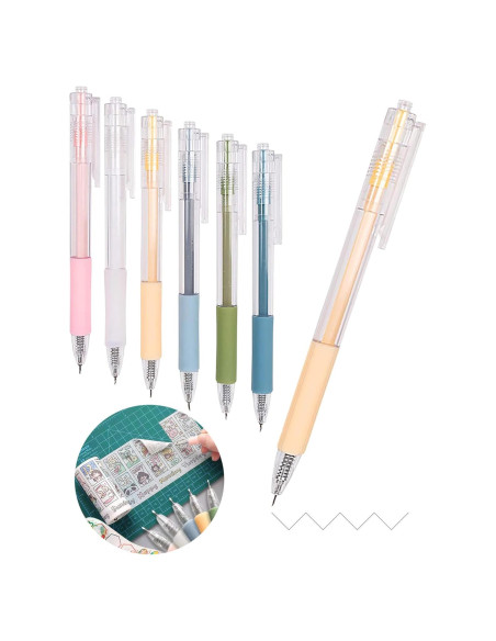 Bolígrafo Cortador de Papel Oythiem 6 Pack - Acero Tungsteno