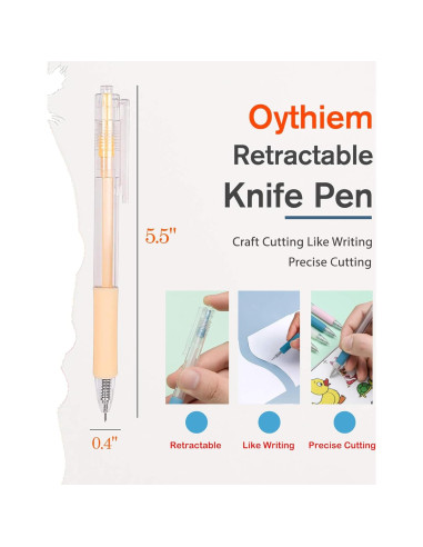 Bolígrafo Cortador de Papel Oythiem 6 Pack - Acero Tungsteno