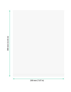 Bolsas de Plástico Transparentes FUNSUEI 20x30 cm - 1280 Unidades 2