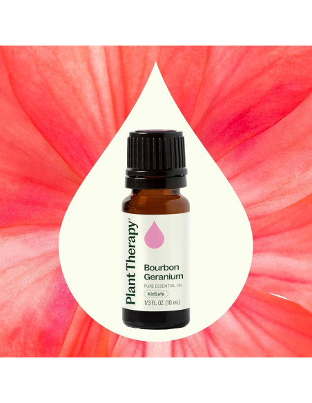 Aceite Esencial de Geranio Bourbon 100% Puro 10 mL Plant Therapy