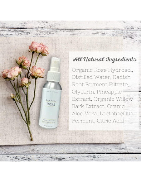 Tónico Facial Natural Yellow Bird - Spray Hidratante 140g