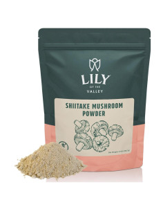 Polvo de Champiñón Shiitake LIRIO DEL VALLE 226g - Sabor Umami
