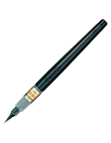 Pentel Fude Brush Pen Mediano Negro 1.0-1.9mm