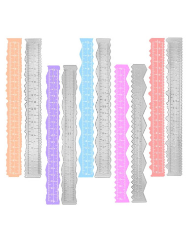 5 Cortadores de Bordes Irregulares AIFUDA para Manualidades