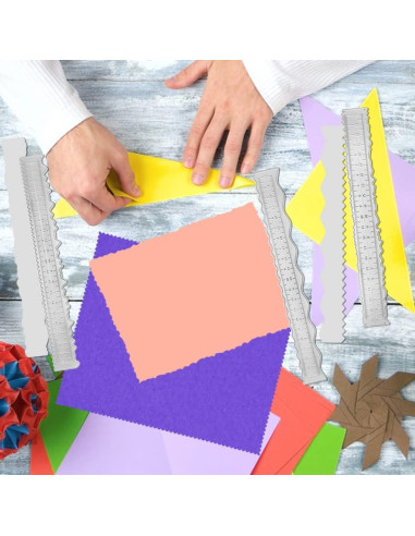 5 Cortadores de Bordes Irregulares AIFUDA para Manualidades