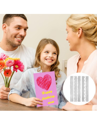 5 Cortadores de Bordes Irregulares AIFUDA para Manualidades