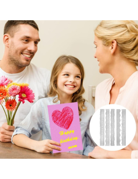 5 Cortadores de Bordes Irregulares AIFUDA para Manualidades