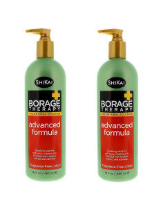 Paquete de 2 lociones Shikai fórmula avanzada terapia de borraja 473ml