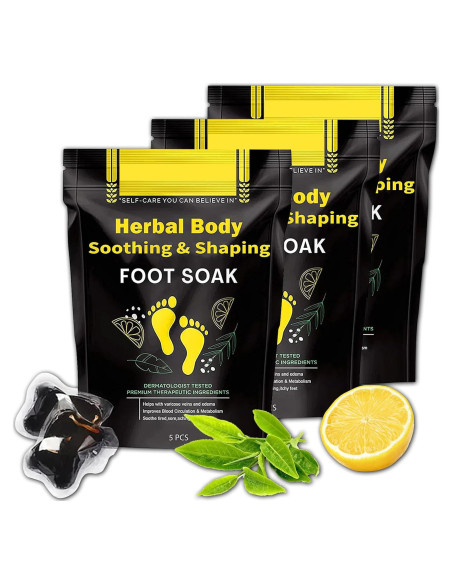 15 Perlas Detox Herbal para Remojo de Pies LZYLLS - Cuidado Natural
