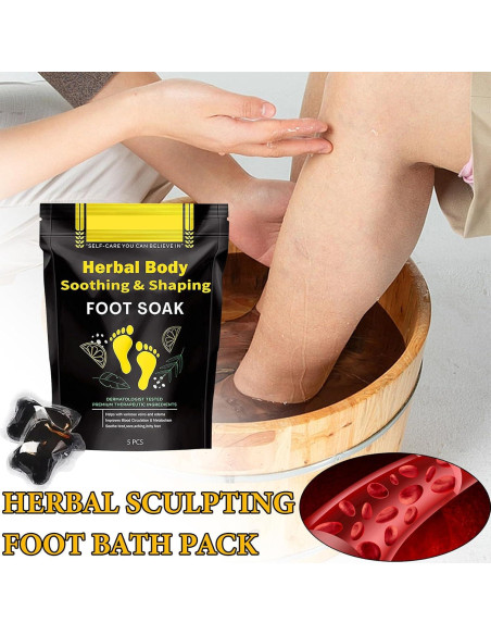 15 Perlas Detox Herbal para Remojo de Pies LZYLLS - Cuidado Natural