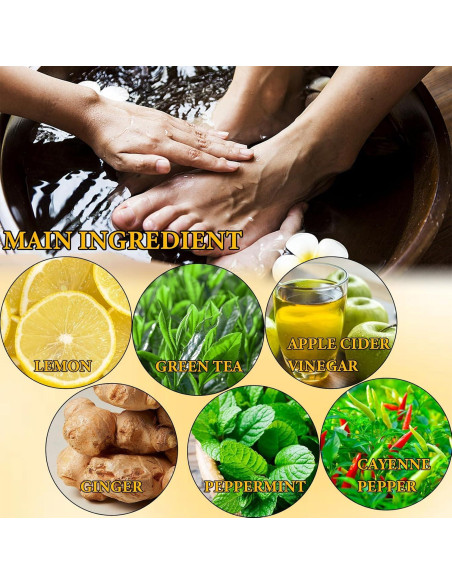 15 Perlas Detox Herbal para Remojo de Pies LZYLLS - Cuidado Natural