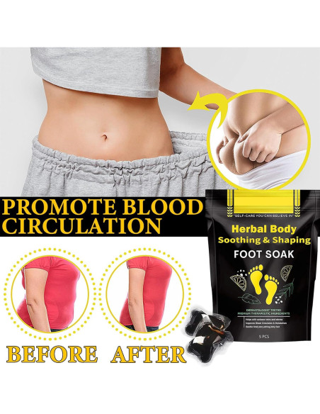 15 Perlas Detox Herbal para Remojo de Pies LZYLLS - Cuidado Natural