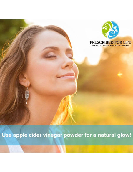 Polvo de Vinagre de Sidra de Manzana Orgánico Prescrito para la Vida 340g