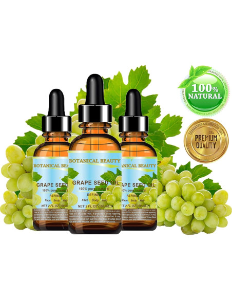 Aceite de Semilla de Uva 100% Puro Botanical Beauty 60 ml