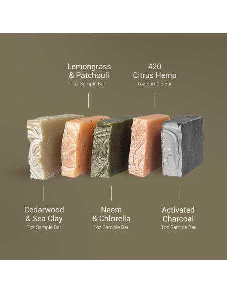 Paquete de 5 Jabones Herb'N Eden para Hombres 28.35g