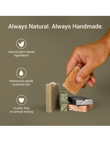 Paquete de 5 Jabones Herb'N Eden para Hombres 28.35g