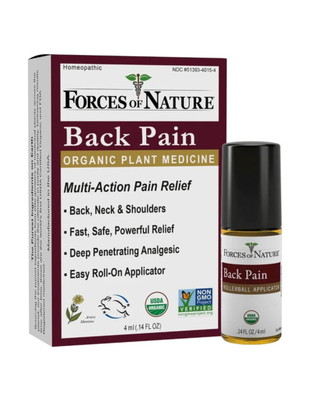 Alivio Tópico para el Dolor de Espalda Forces of Nature 4.14ml
