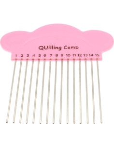 Herramienta de Quilling FDXGYH Peine Rosa 10x10cm 2