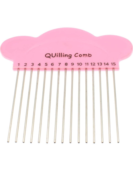 Herramienta de Quilling FDXGYH Peine Rosa 10x10cm