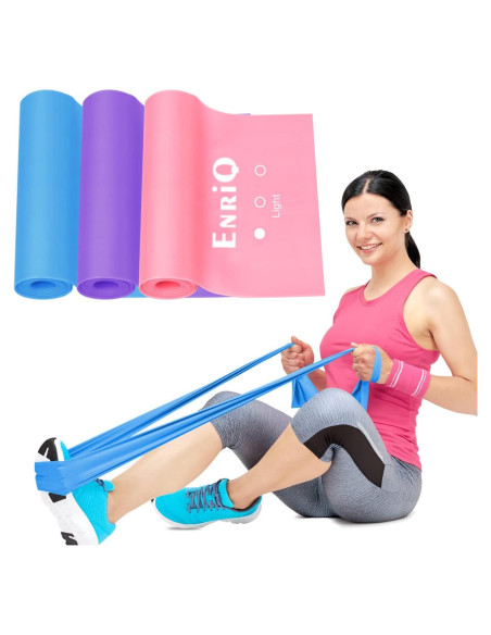 Juego de 3 Bandas de Resistencia EnriQ - Sin Látex, 1.80 m