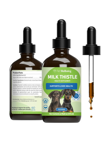 Cardo Mariano Pet Wellbeing 118 ml - Suplemento Hepático Orgánico