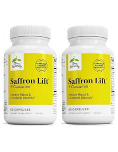 Suplemento Herbal Terry Naturally Saffron Lift - 60 Cápsulas
